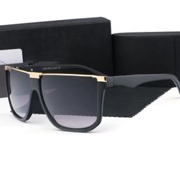 Designer-Rabatt-Sonnenbrillen kaufen Classic Side Herren- und Damensportarten Outdoor-Sportmode Vintage Farblinsen-Sonnenbrillen UV 400