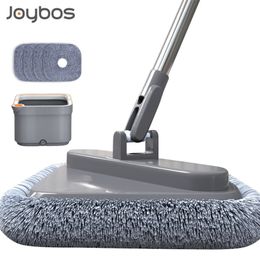 Joybos Floor Mop with Bucket Decontamination Separation for Wash Wet and Dry Replacement Rotating Flat 210830