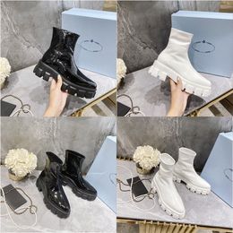 Designers Martin Boots Designer Boot Classcial white BLack Women Booties Highet Quality 6cm Winter Booties Box Included Cowskin