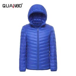 Over Size 5XL 8XL 10XL Men's Hooded Packable Ultra Light Weight Short Down Jacket Brand Clothing G1108