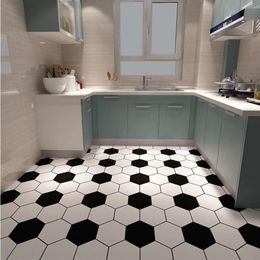 Wall Stickers 60*100cm Floor Self-adhesive Bathroom Kitchen Waterproof Non-slip Thick Tile Decorative