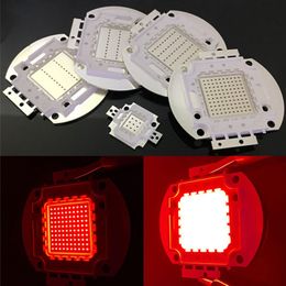 LED COB COB 10W 20W 30W Lampa 100 W Lampy wysokiej mocy LED Light Beads Red 620-625NM 32MIL Epileds Chips Bezpłatny statek 5szt D1.8