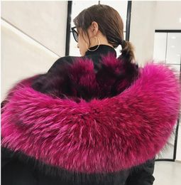 Women's Fur & Faux Natural Coat Female Liner Removable Long Section Sleeve Thick Warm Parker Men And Women