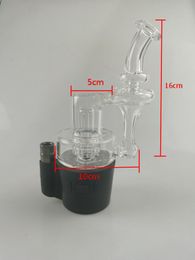 Glass hookah transparent oil rig smoking pipe, bong 14mm joint factory outlet welcome to order