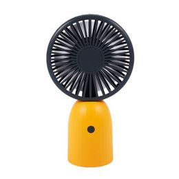 small fans Canada - Electric Fans Mini Handheld Fan USB Charging Small Silent Desktop Air Cooler