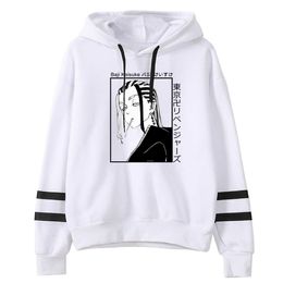 Japanese Anime Funny Harajuku Tokyo Revengers Print Men Hoodie Sweatshirt Sportswear Casual Baji Keisuke Casual Autumn Top Simpl H0910