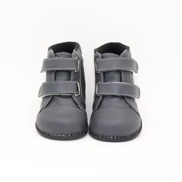 TipsieToes Marke Hohe Qualität Leder Nähte Kinder Kinder Weiche Stiefel Schule Schuhe Für Jungen Herbst Winter Schnee Mode 210306