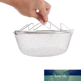 Kitchen Accessories Stainless Steel Strainer Frying Net Round Basket Strainer French Fries fried Food +Handle Kitchen Tools