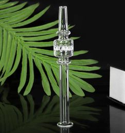Newest Nector Collector Glass Straw Dab Pipe Oil Rigs Stick Hand Tobacco Cigarette Smoking Filter Tips Tool Tester Hookahs Water Bong Bubblers Accessories