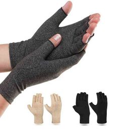 1 Pairs Arthritis Gloves Touch Screen Gloves Anti Arthritis Therapy Compression Gloves and Ache Pain Joint Relief Winter Warm 211229