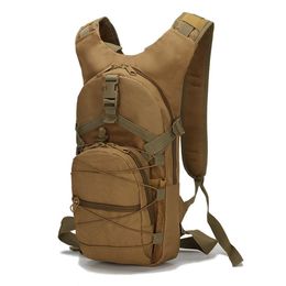 15L Tactical Backpack 800D High Density Oxford Cloth Military Hiking Backpack Waterproof Cycling Climbing Hunting Camping Bag Q0721