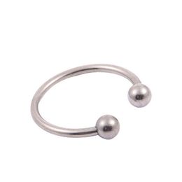 NXYCockrings Metal Stainless Steel Semen Lock Ring Adult Sex Products Alternative Toys Flirt Half Circle Multifunction High Quality 1126