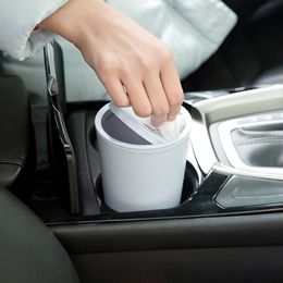 Other Interior Accessories Simple Style Car Garbage Trash Home House Automobiles Dust Case Holder Organiser Bin Basket