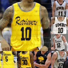 Custom UMBC Retrievers Basketball jerseys 1 L.J. Owens 2 Darnell Rogers 32 Dimitrije Spasojevic