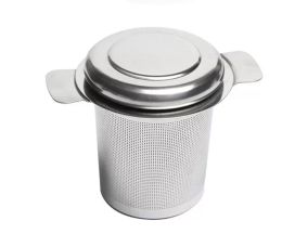 Stainless stee Tea Tools infuser mesh basket strainer loose leaf SS304 teapot Philtre spice fine leak big with lid