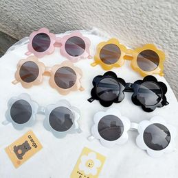 Kids Sunglasses Sunflower Frame Girls Eyeglasses Baby Boy Sun Glasses Children Beach Eyewear Fashion Acetate ZYY776