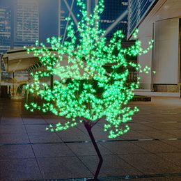 New LED Cherry Blossom Tree Light Luminaria 1.5M 1.8M LED Tree Lamp Landscape Outdoor Lighting for Christmas Wedding Deco