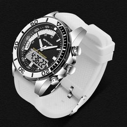 2021 Fashion Luxury Digital Watch Mens Creative Rotating Bezel Multifunctional Waterproof Mens Watches Reloj Hombre Digital 003 G1022