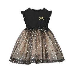 Summer Girls Dress Princess Baby Clothes Kids Dresses Sequined Baby Party Birthday children Clothing 0-6Y Q0716