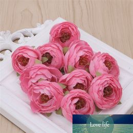 10pcs Silk Flower Artificial Flower Head Artificial Wedding Decoration Wreaths Wedding Car Decoration Spring Decoration