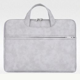 Briefcases Business Waterproof Shockproof Notebook Wear-resisting Packages Porte Document Handbags For Women Laptop Bag Briefcase