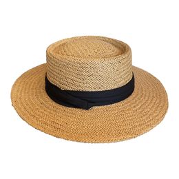 -Pequeño sábado de sol fresco de mujer japonés Pequeño Sombrero Playa Playa Aleros Coreano Versión de marea sombrero famoso sombrero de sombra de verano