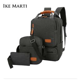 Casual Men School Backpack Light 15 inch Laptop Bag Waterproof Oxford Cloth A4 Book Lady Anti-theft Travel Backpack Gray 210929