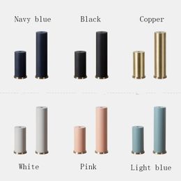 Nordic DIY creative collocation pendant lamps, E27 lamp holder Short Long aluminum tube pendants lights no bulb