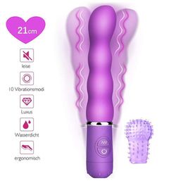 Massage 10 Modes G spot Vibrator Dildo Rabbit Female Adult Sex Toy Massager Clitoral Stimulator Waterproof Sex Toys For Woman