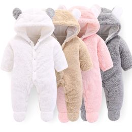 2021 Autumn Winter Newborn Romper Clothes Girls Overalls For Kids Costume Boys Rompers Infant Baby Clothing 3-12 Month 210309