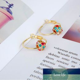 Korean Earrings Fashion Jewellery Crystal Ball Earrings For Women Party Wedding Jewellery Stud Earrings Oorbellen Wholesale Factory price expert