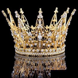 Other Jewelry Jewelryother Elegant Design Clear Crystal Queen Tiaras And Crowns Pageant Wedding Bridal Party Diadema Hair Aessories For Wome