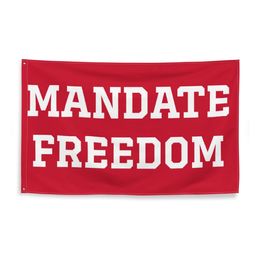 Mandate Freedom 3x5ft Flags 100D Polyester High Quality Vivid Colour With Two Brass Grommets
