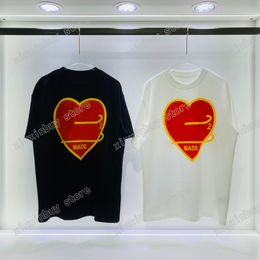 22ss Designers Tee top Mens Womens T Shirts Love print cloth Man Paris Fashion T-shirt short Sleeve luxurys Tshirts white black M-2XL