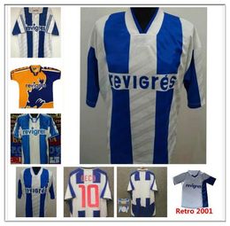 (With VAT)Retro 2001 10 DECO CAPUCHO Soccer Jersey 2003 2004 CARVALHO Football Shirt Kits classic 77 McCARTHY 11 DERLEI MANICHE MACIEL calcio FUTBOL