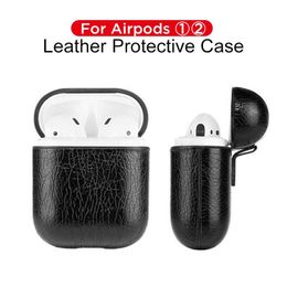 Luxury Designer Airpods Pro PU Leather Wallet Cases for Air pods 2/3 Protective Cover wireless Bluetooth earphone Headset airpod box shell