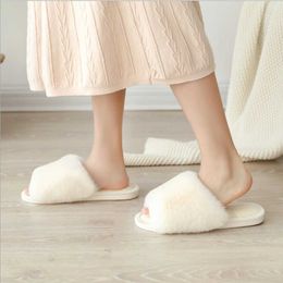 Ladies Cotton Slippers Women's Slippers Elegant Memory Foam Plush Soft Flip Flops Indoor Bedroom New 2021 Women Slippers Y0902