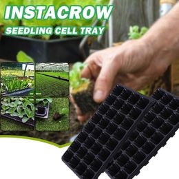 Planters & Pots Seedling Dish 32 Cells Trays- BPA Free Gardening Germination Trays Seed Plant Flower Nursery