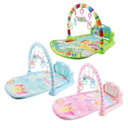 Baby Infant Gym Play Mat Fitness Carpet Music Fun Piano Pedal Educational Toys