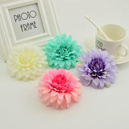 Silk Gerbera Head Wedding& Home Decoration Diy Make Door Wreath Flower Wall Party Birthday Flowers Cheap Artificial Flow jllBsR