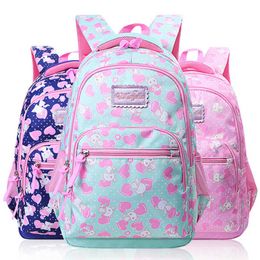 2021 Children School Bags For Girls Waterproof Cartoon Printing Backpacks kids book bag Satchel Knapsack Mochila escolar X0529