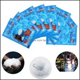 Christmas Decorations Festive & Party Supplies Home Garden Artificial Snowflakes Fake Magic Instant Snow Powder For Wedding Festival Wholesa