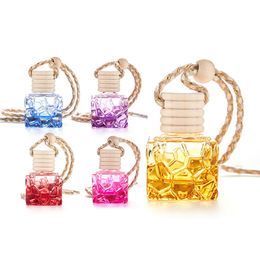 HOT colorful square portable micarni glass perfume bottle DH8575