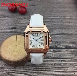 Orologio di lusso women leather watch 32mm High quality square designer wristwatches Quartz chronograph movement Watches