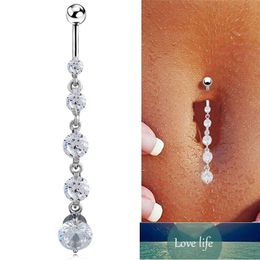 Long Dangle Round Heart Body Piercing Navel Surgical Steel Navel Piercing Belly Rings Belly Piercing Sex Body Jewellery Factory price expert design Quality Latest