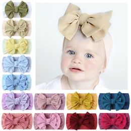 Baby Hair Accessories Nylon Headband Newborn Nylon Bows Headbands Infant Nylon Head wraps Turban Girls Kid Photo Props