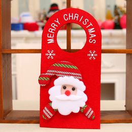 Merry Christmas Door Hanging Pendant Ornament Christmas Decoration For Home Hotel Door Xmas Gift New Year Party Decoration DBC VT1069