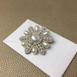 Brand Fashion Jewellery Vintage Egyptian Pharaoh Style Sunflower Brooch Party Sweater Brooche Flower Pearls Fashon Sun Brooches