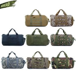 Outdoor Sports Camouflage Backpack Men Military Hiking Cycling Climbing Camping Waterproof Rucksack Tactical Attack Duffle Bag Y0721