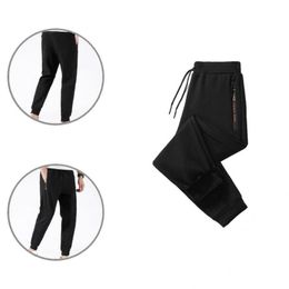 Men's Pants Sporty Simple Korean Style Thermal Bottoms Men Solid Colour For Yoga